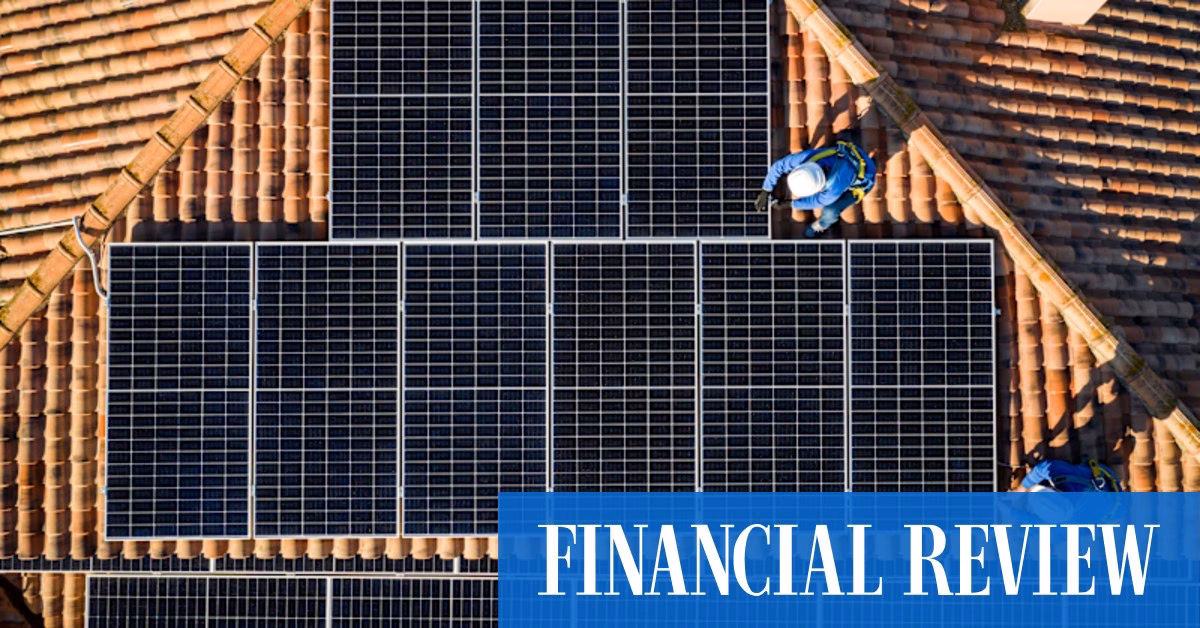 What is the rebate for solar panels in Canberra?