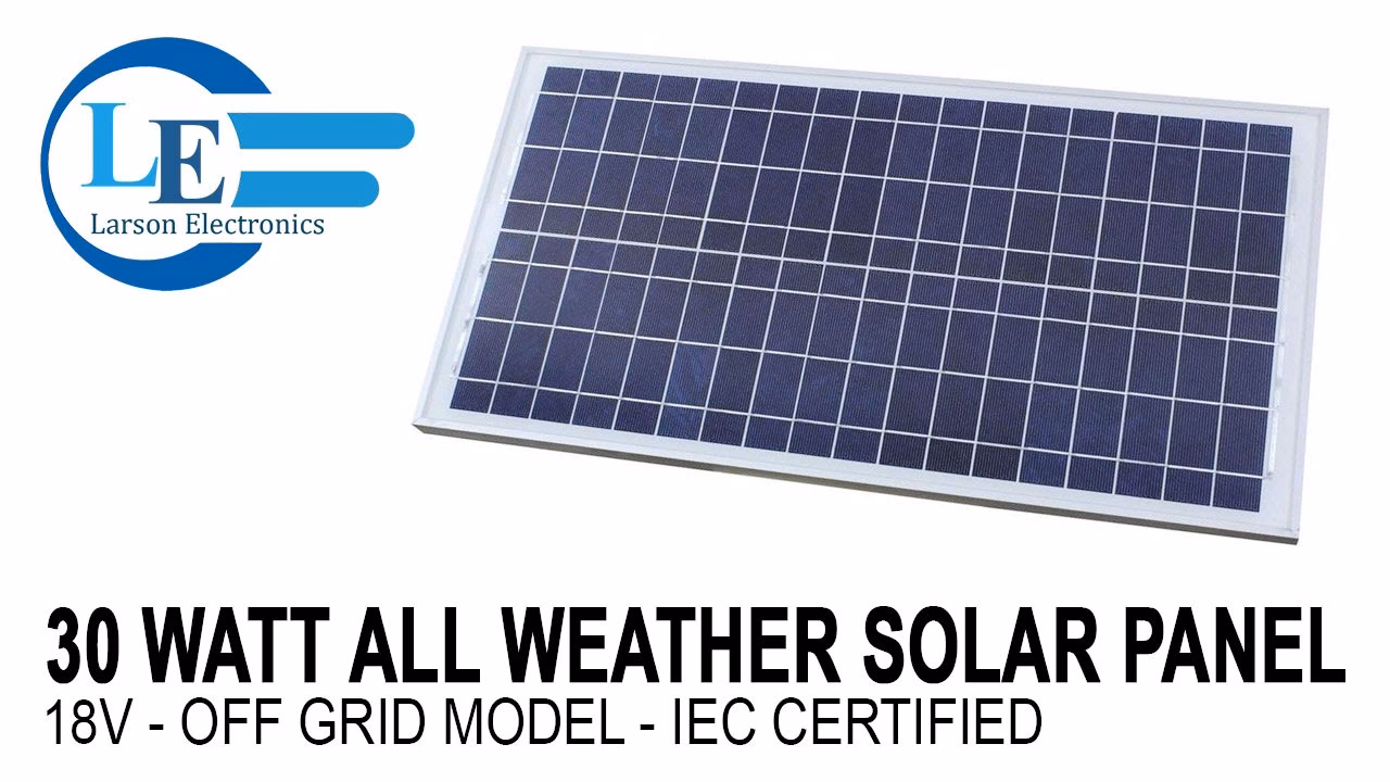 What is an all weather solar panel?