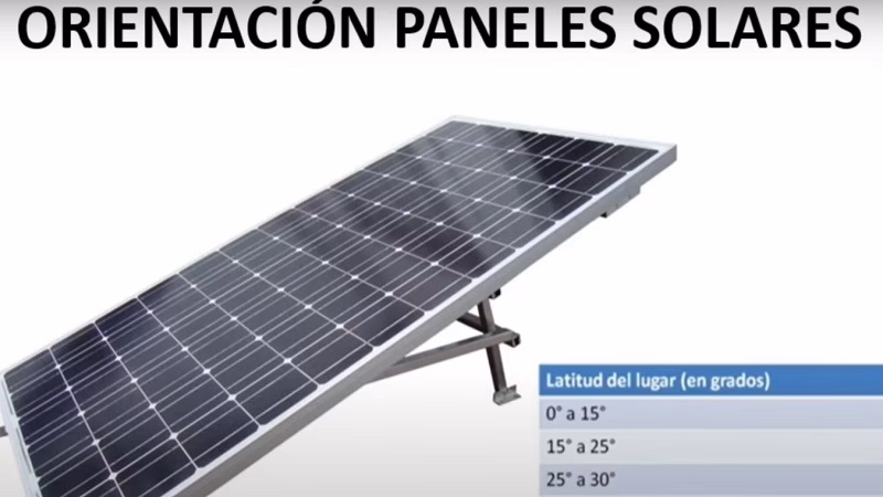 ¿Cuál es la inclinación ideal para instalar paneles solares en Chile?