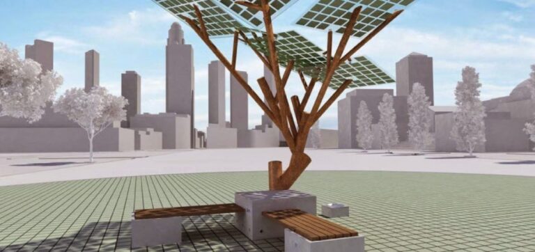 Árboles Solares: Fusión de Arte y Energía