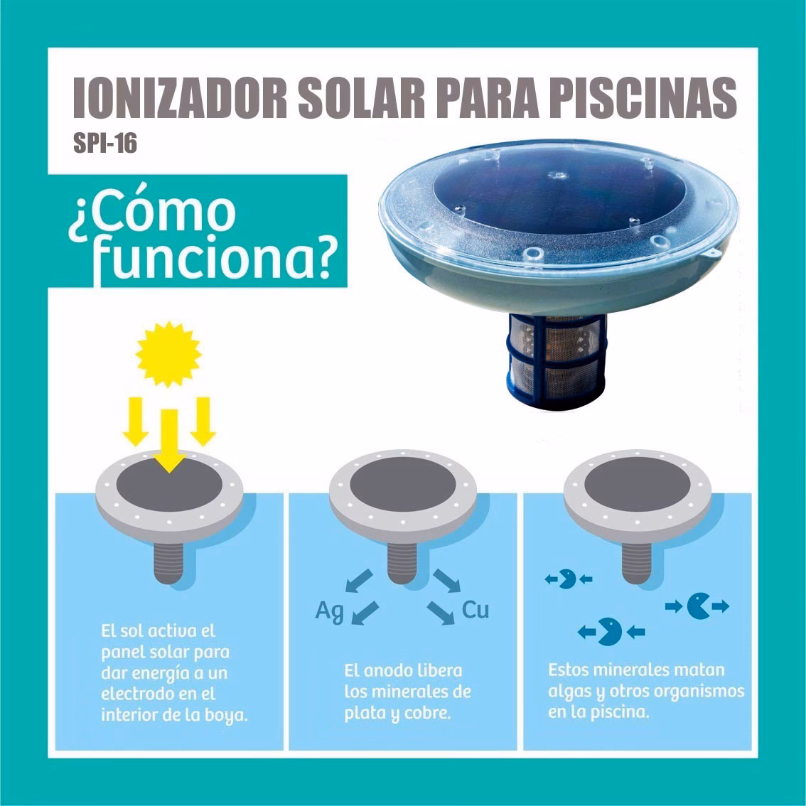 ¿Qué tan efectivo es un ionizador de piscina?