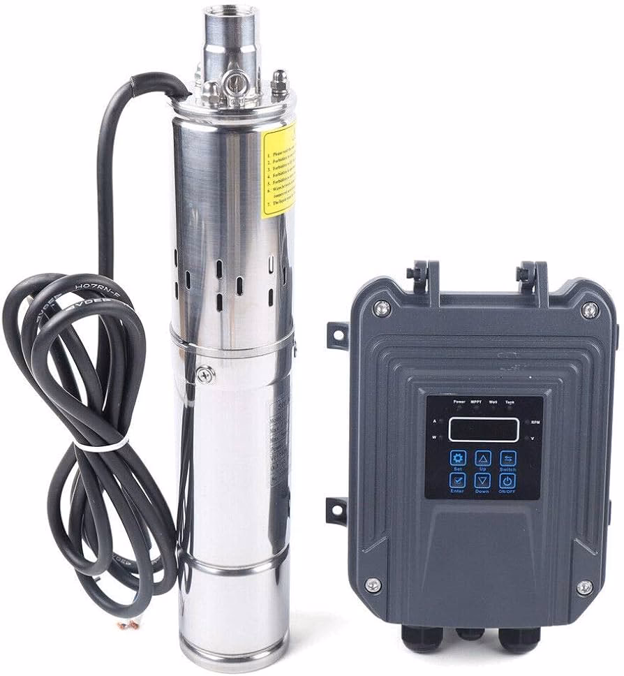 ¿A qué profundidad puede extraer agua una bomba solar de 1 hp?