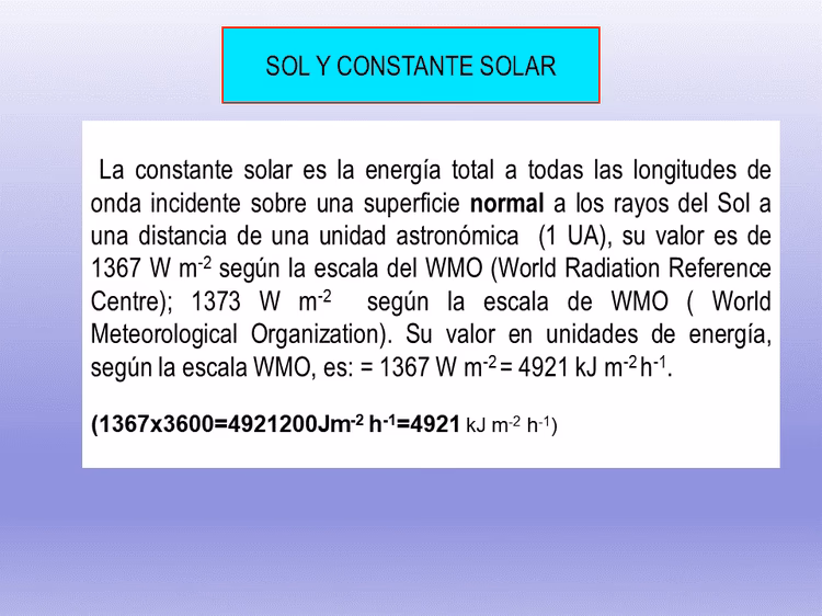 Constante Solar: La Energía del Sol en Cifras