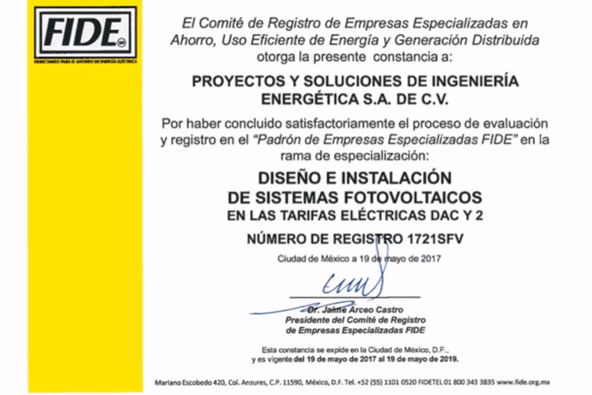 ¿Qué es la certificación Fide?