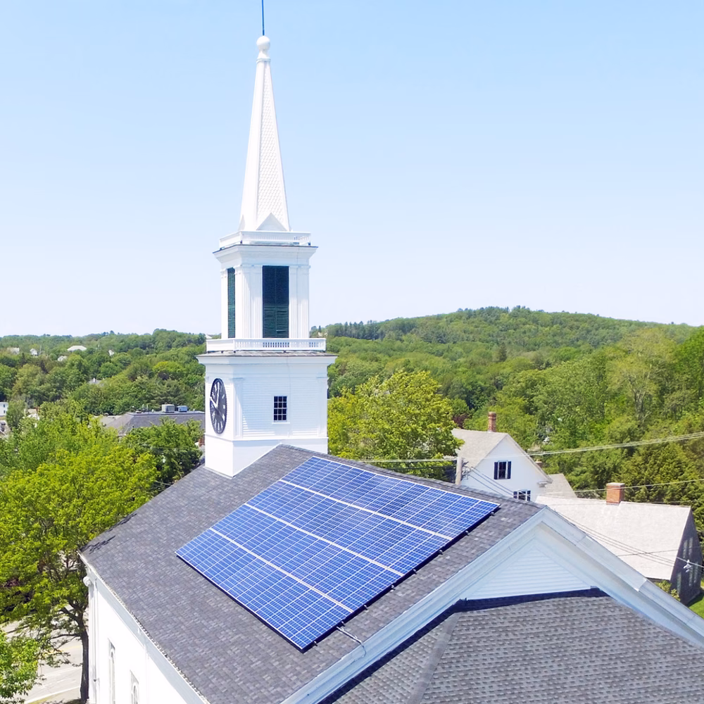 Can you put solar panels on a church?