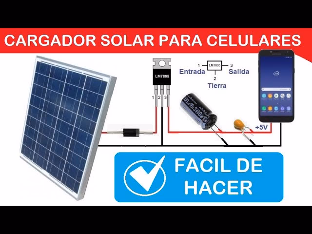 ¿Cómo hacer un cargador de batería con panel solar?