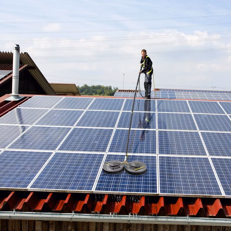 Do you need to turn off solar panels before cleaning?