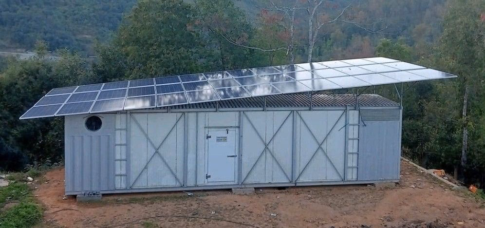 Can cold storage be running on solar energy?