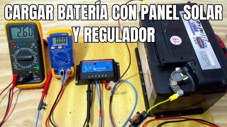 Cargar Baterías de Litio con Paneles Solares