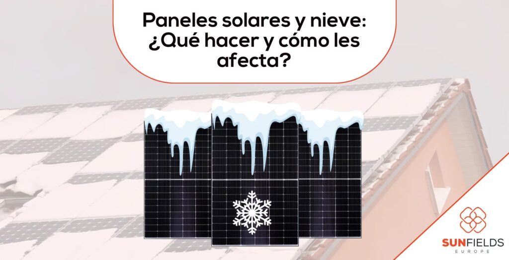 Cómo quitar la nieve de tus paneles solares