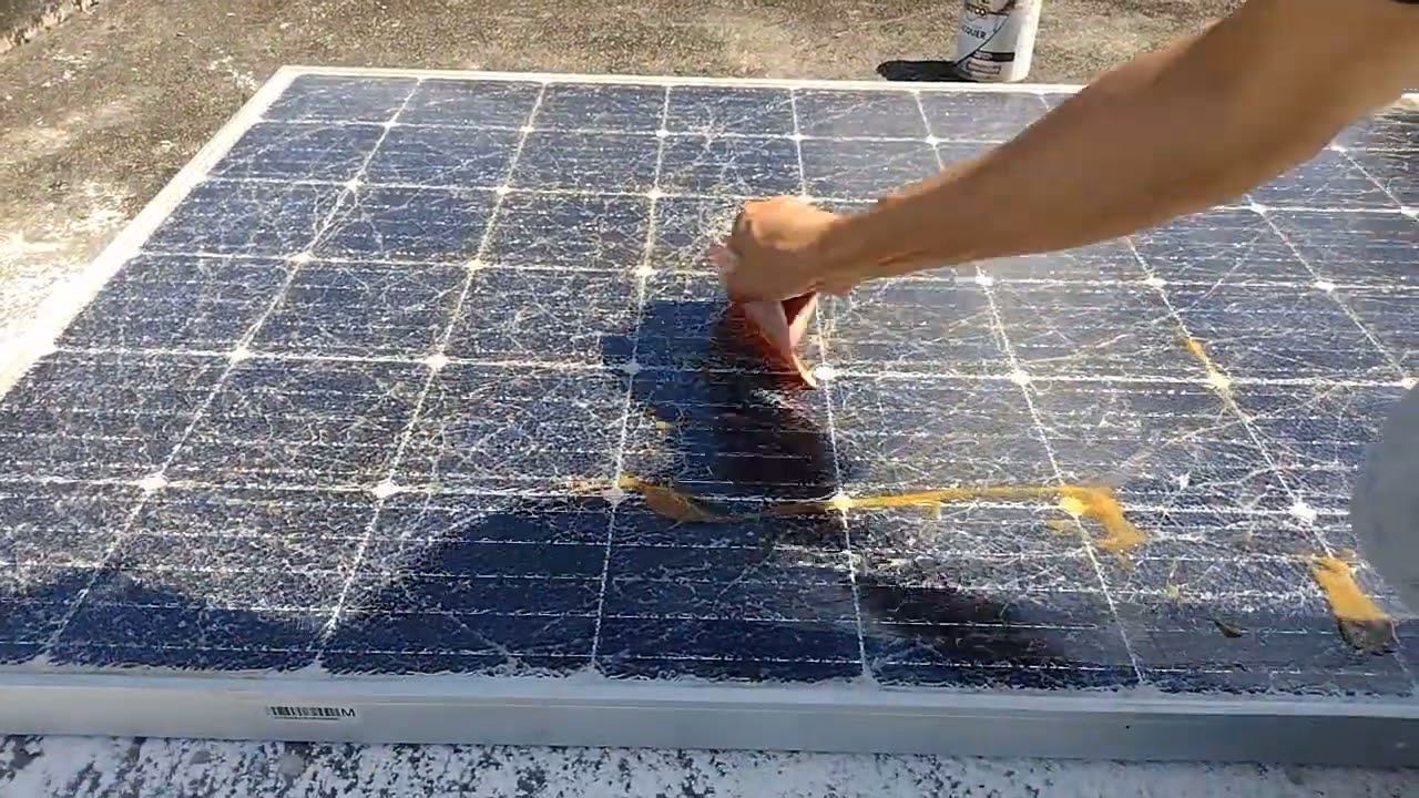 ¿Qué pasa si se parte un panel solar?