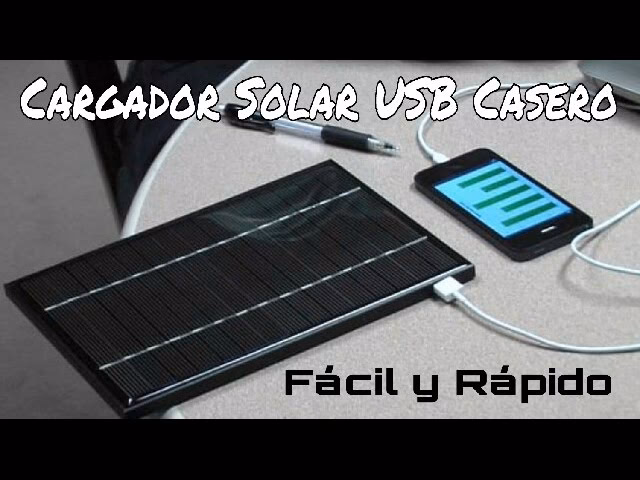 ¿De qué está hecho un cargador solar?