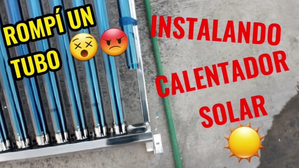 Tubo de Termotanque Solar Roto: Guía Completa