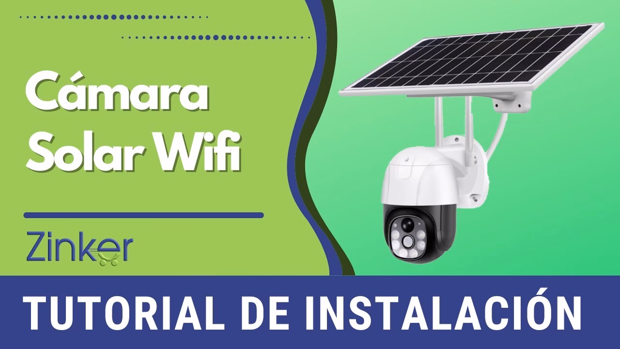 ¿Cómo alimentar una cámara de seguridad usando un panel solar?