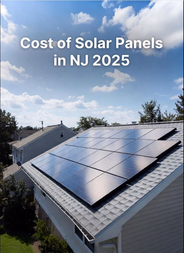 What is the average cost of solar panels in NJ?