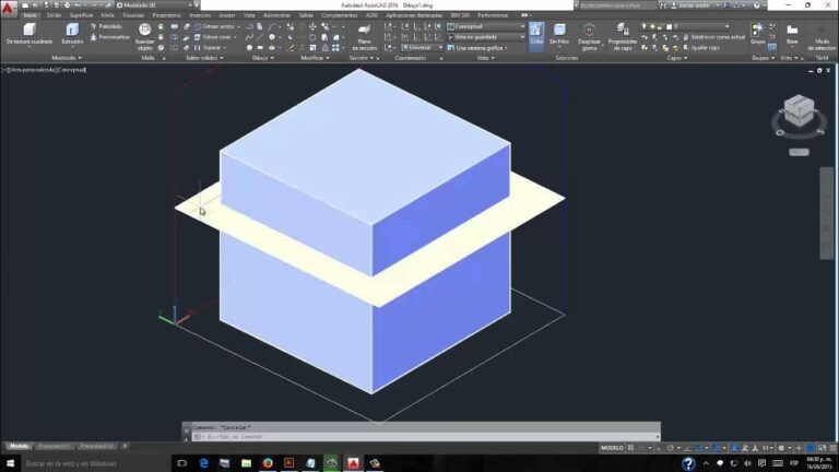 Corte y División de Sólidos y Objetos en AutoCAD