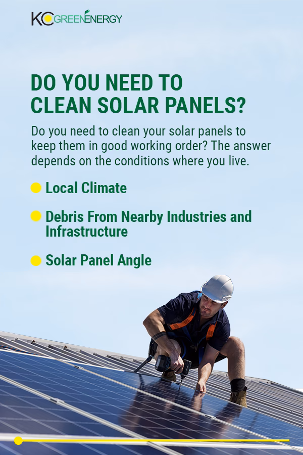 What happens if I don't clean my solar panels?