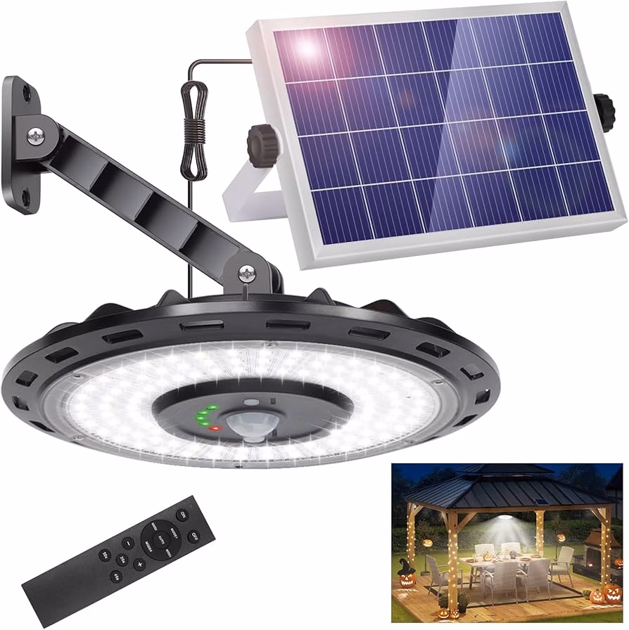 How to connect solar panel with LED light?