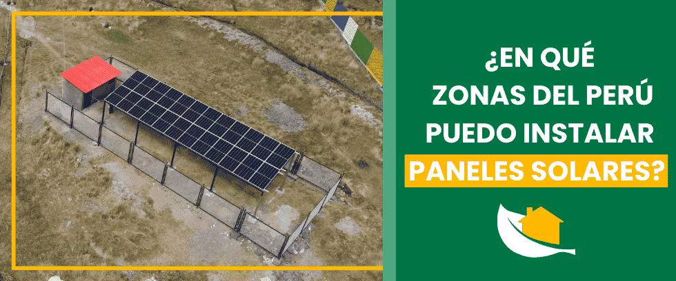 ¿En qué lugares del Perú se utiliza la energía solar?