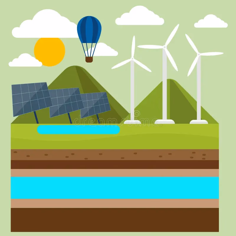 ¿Cuáles son los 4 tipos de fuentes de energía?