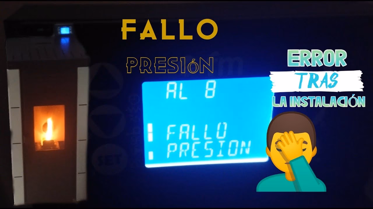 ¿Qué significa el error E1 en una estufa de pellets?