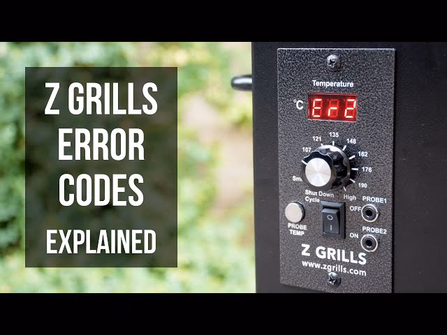 Why does my pellet grill keep saying error?