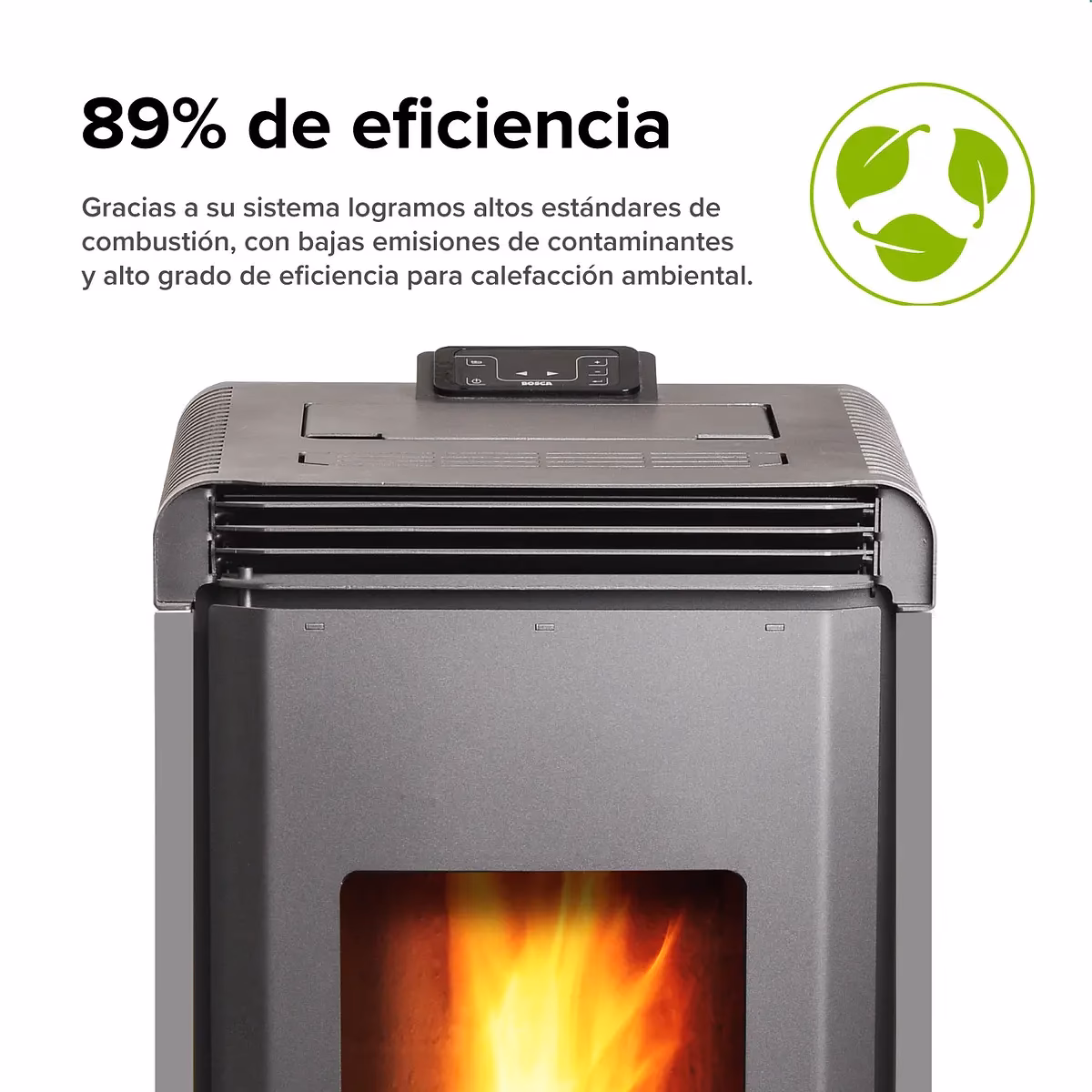 ¿Qué temperatura debo poner a la estufa de pellets?