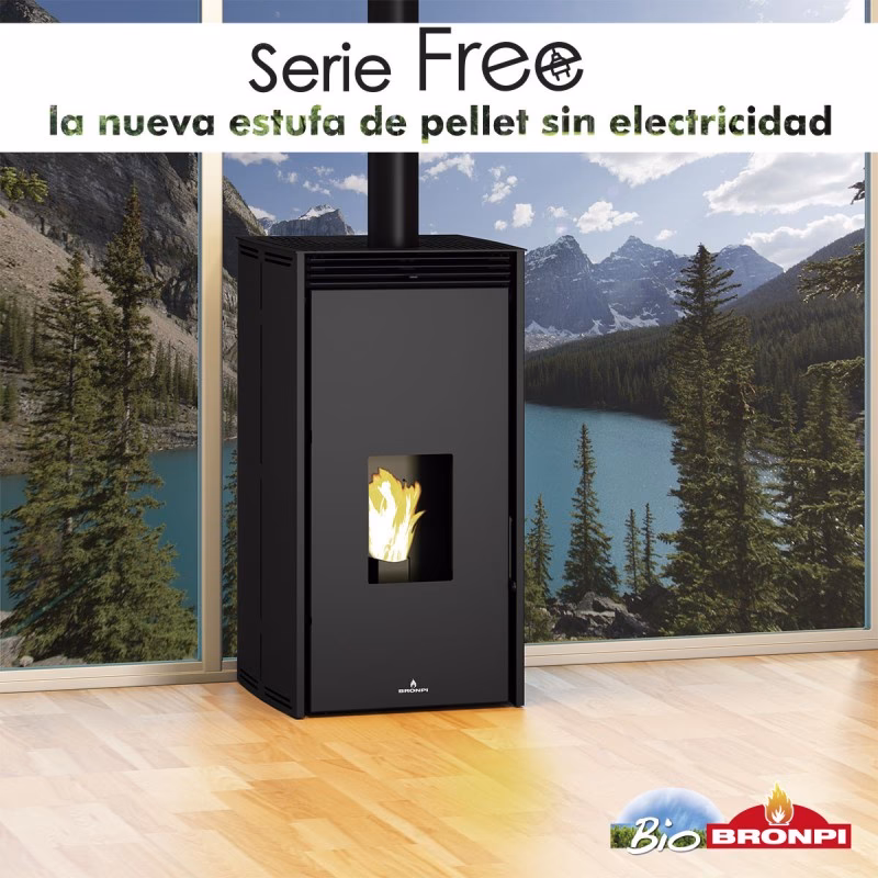 ¿Se puede instalar una estufa de pellets sin salida de humos?