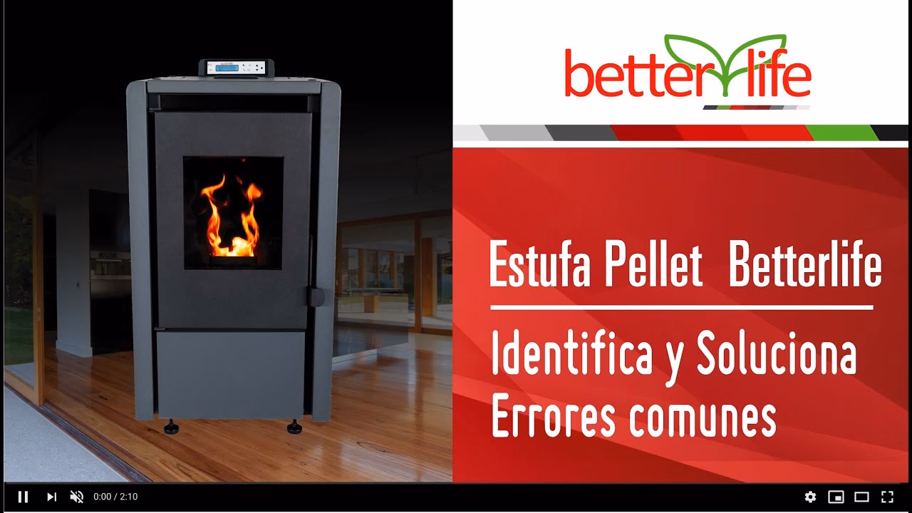 ¿Qué significa el fallo 5 en una estufa de pellets?