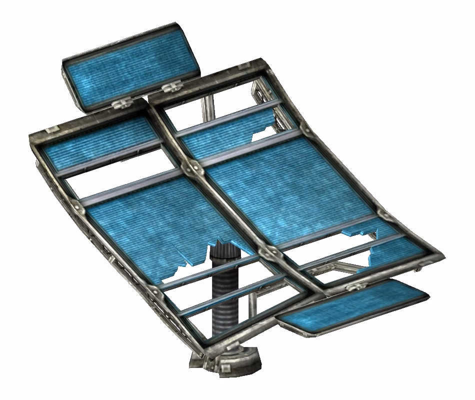 ¿Dónde puedo encontrar piezas de paneles solares en Fallout New Vegas?