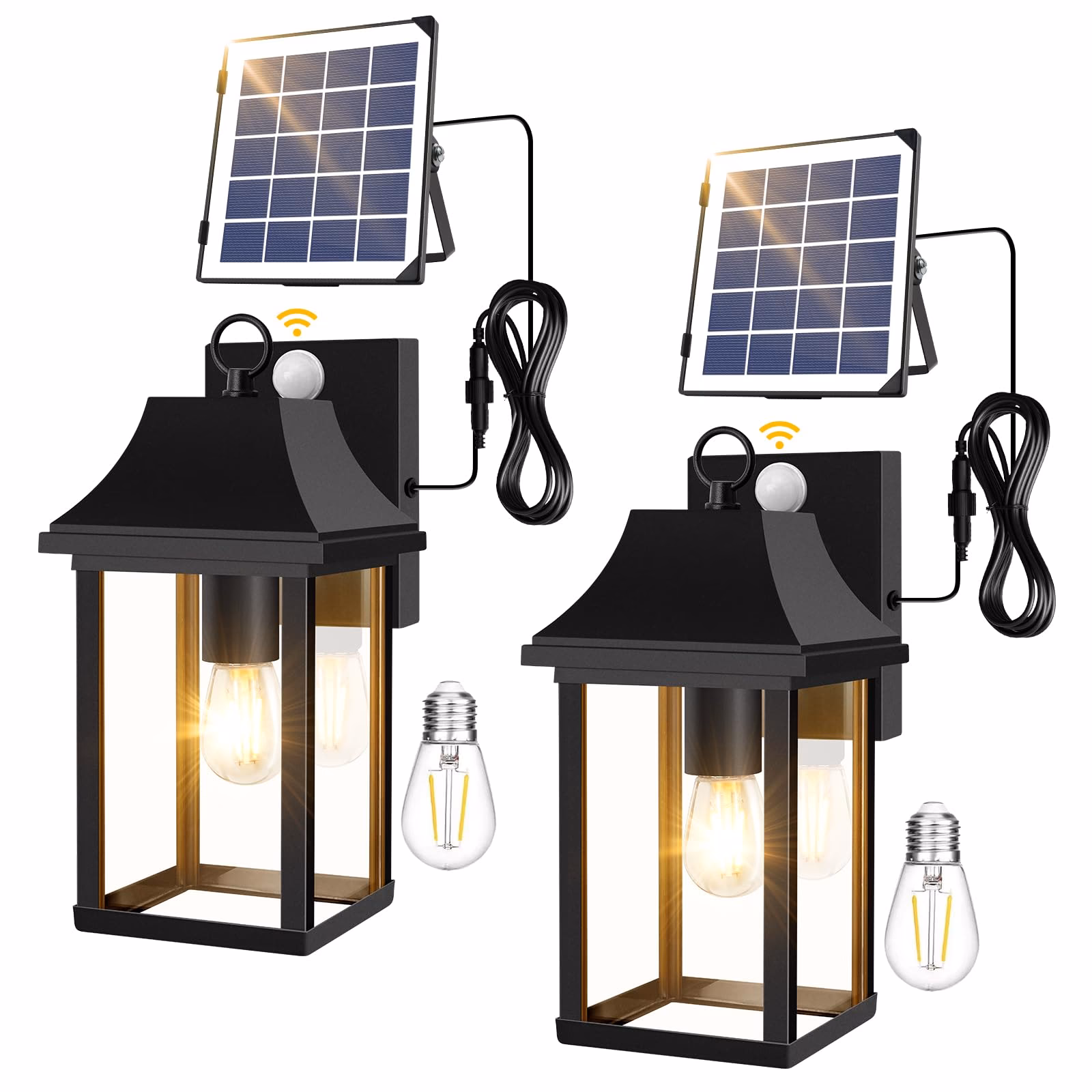 ¿Cómo fijar luces solares a una pared?