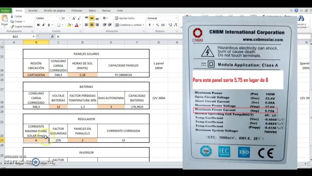 Cómo Calcular el Área para Paneles Solares