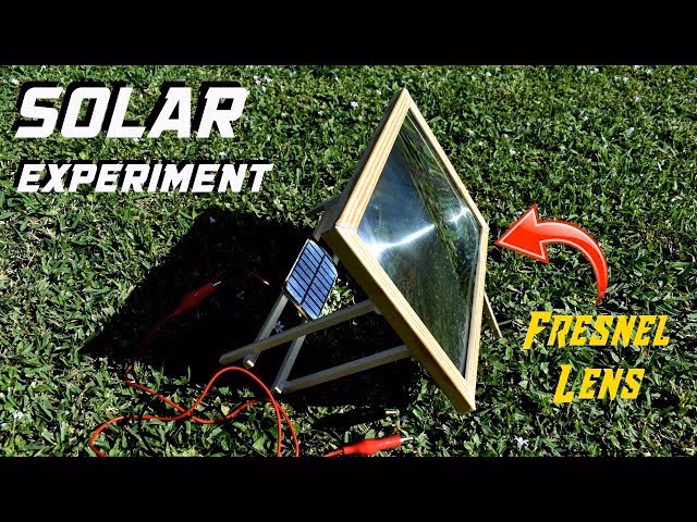 Can Fresnel lenses be used for solar energy?