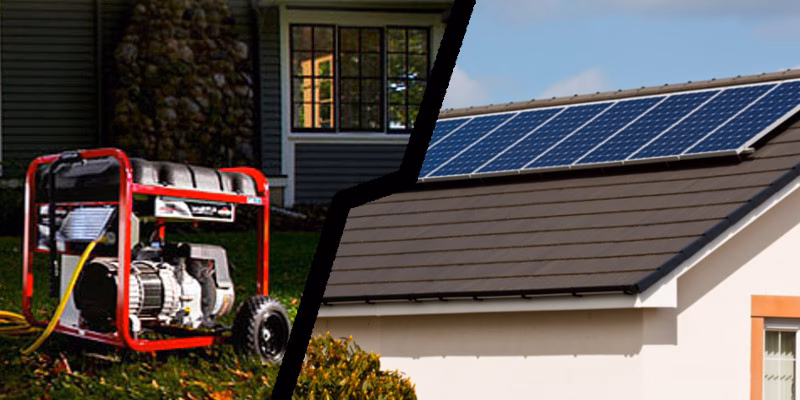 ¿Qué es mejor, paneles solares o generadores?