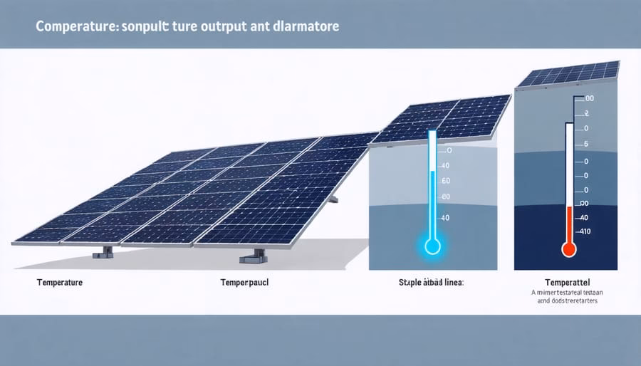 How hot do solar panels get in 100 degree weather?