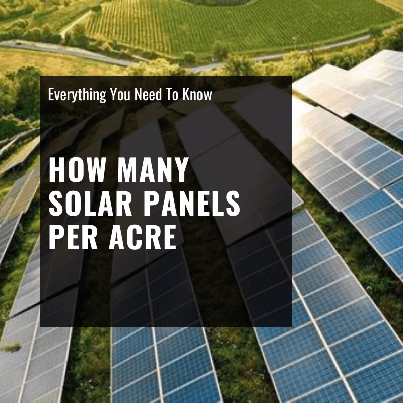 How much power can 1 acre of solar panels produce?