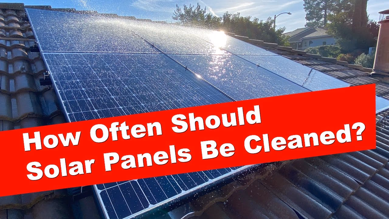 How do I know if my solar panels need to be cleaned?