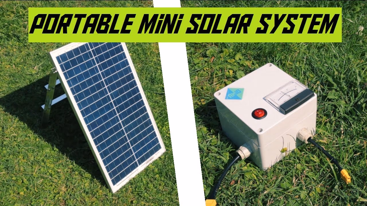 What can I do with a small solar panel?