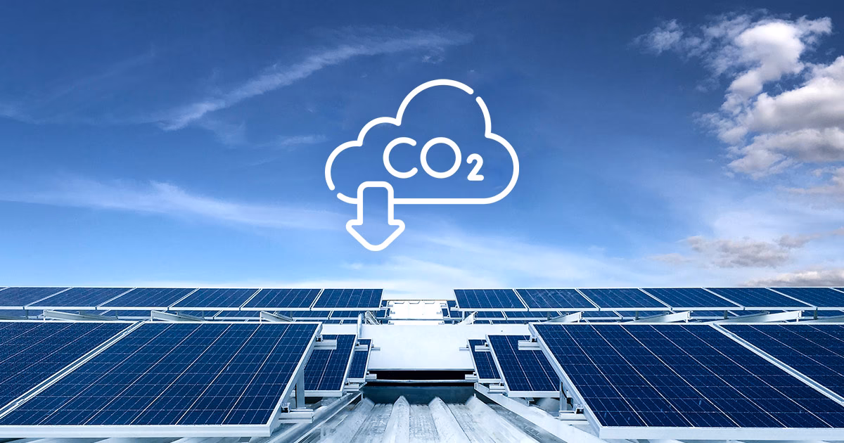 ¿Cuál es la huella de carbono de los paneles solares?