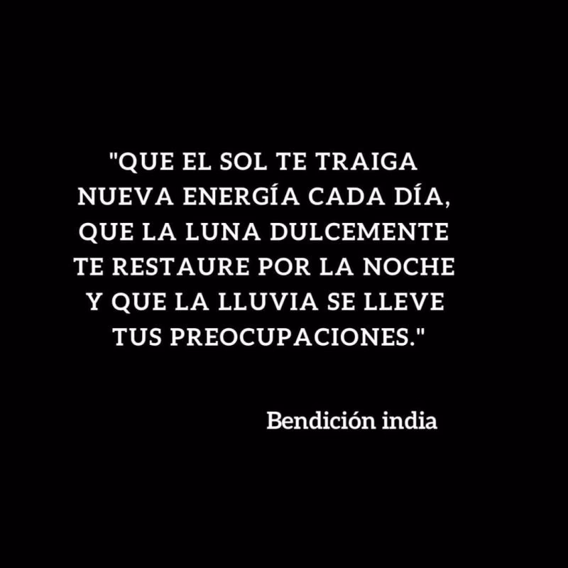 ¿Que el sol te traiga nueva energía cada día.?