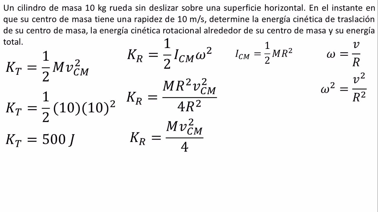 ¿Cómo se incrementa la energía cinética?