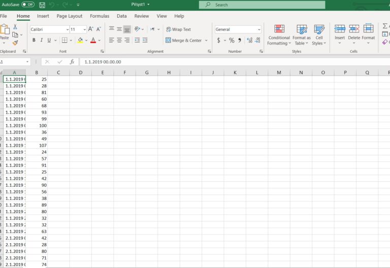 Cómo importar datos de terreno CSV en PVsyst
