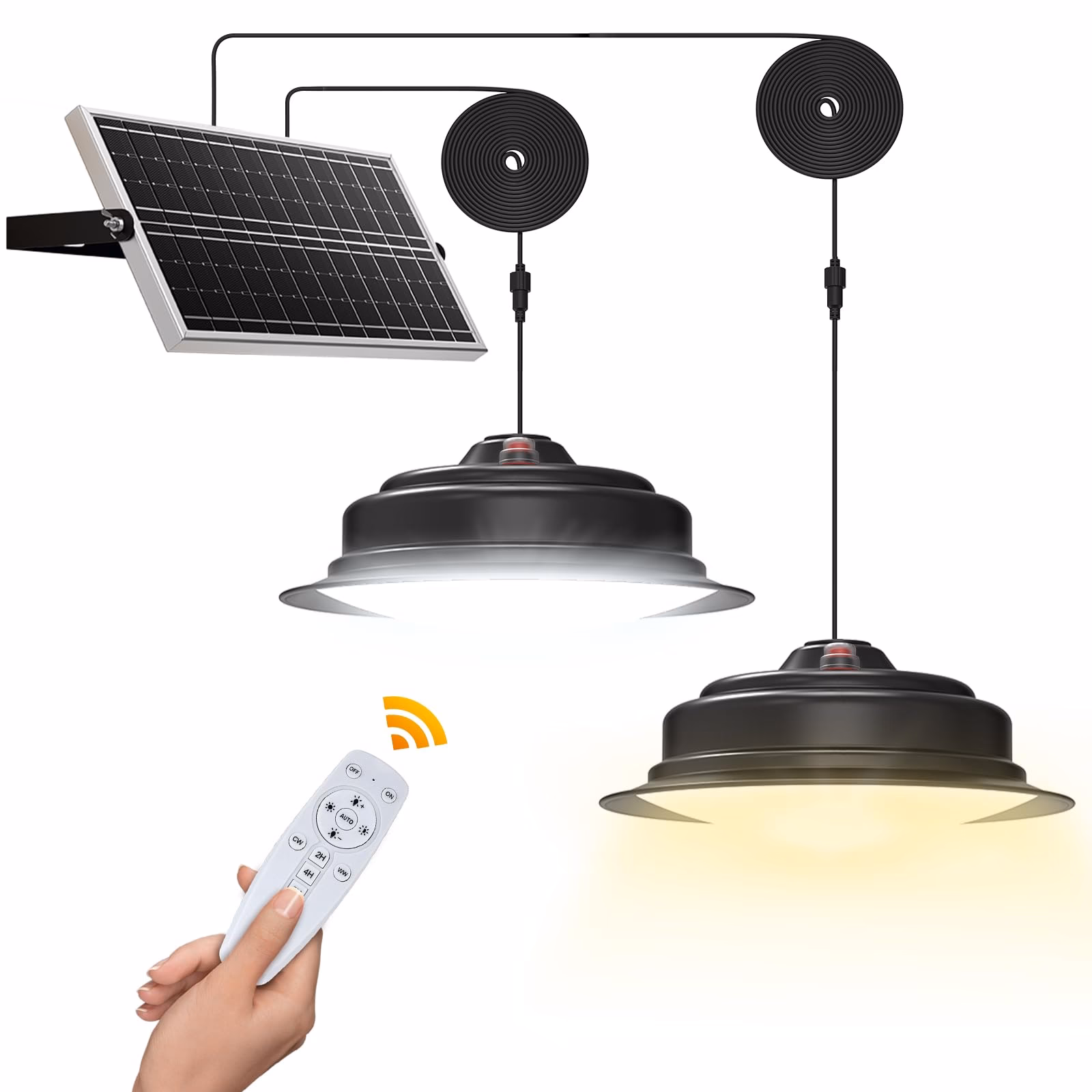 ¿Cuánto duran las luces solares de interior?