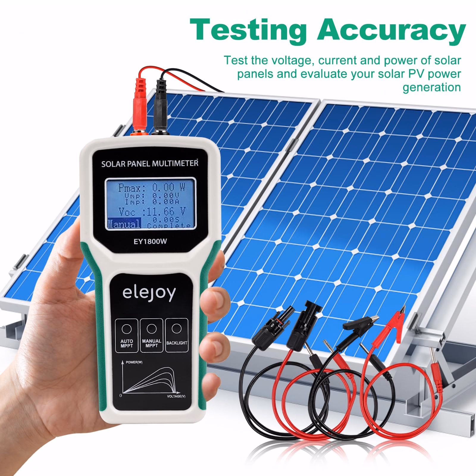 ¿Cómo se mide la carga de un panel solar?