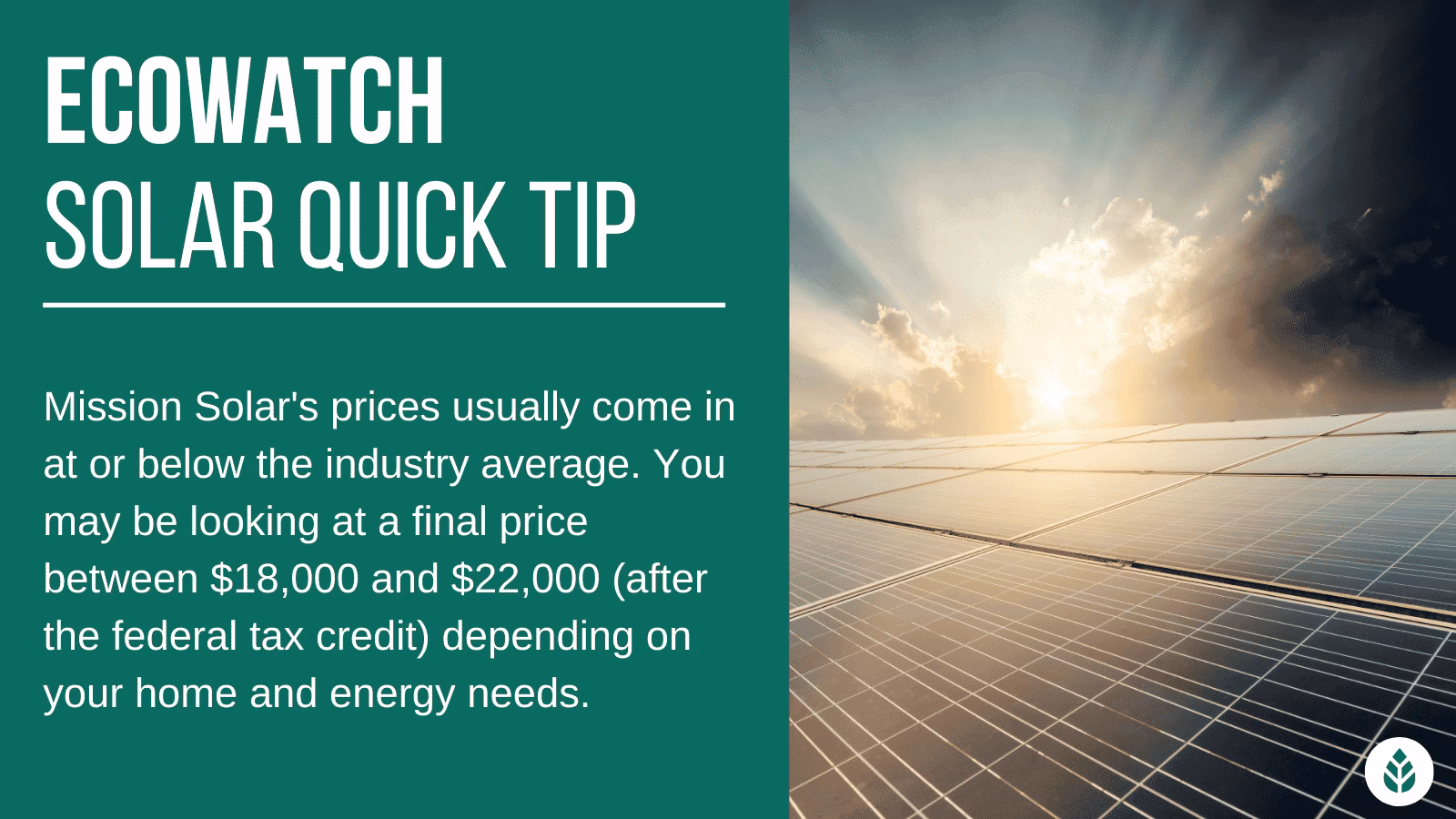 How much do Mission Solar panels cost?