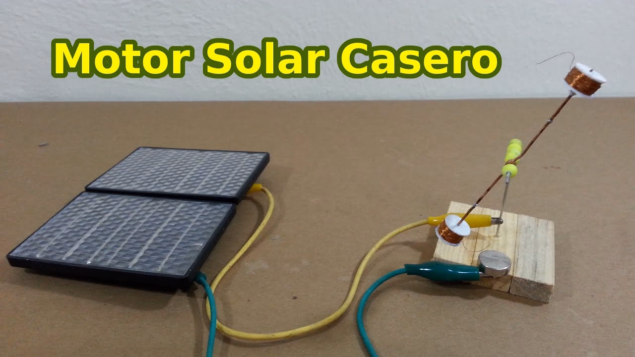 ¿Puede un panel solar hacer funcionar un motor?