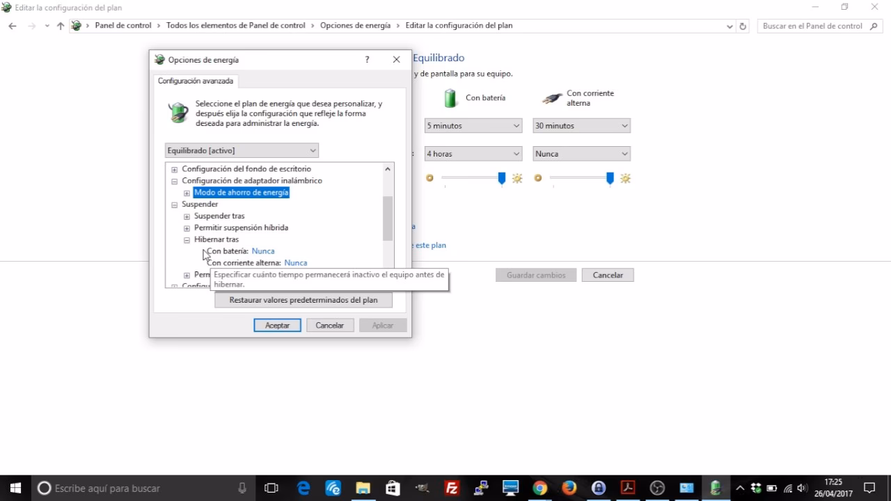 ¿Debo cambiar el modo de energía al modo de alto rendimiento?