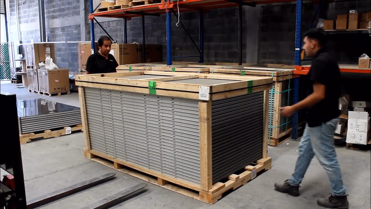 ¿Cuántos paneles hay en un palet?