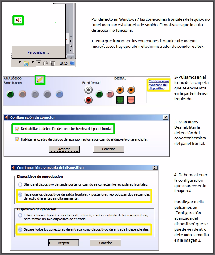 ¿Porque el audio solo se escucha de un lado?