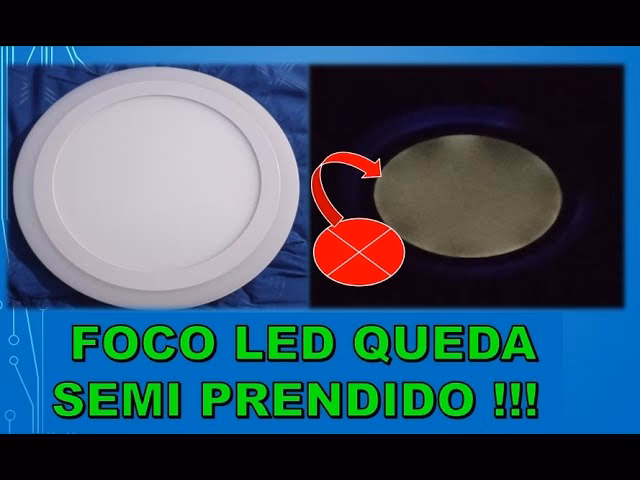¿Por qué mi luz de techo LED se enciende y se apaga?